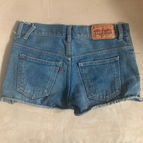 Mid rise denim shorts - Picture 2 of 2